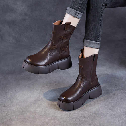 Dame Moderne Chunky Støvler Stilla
