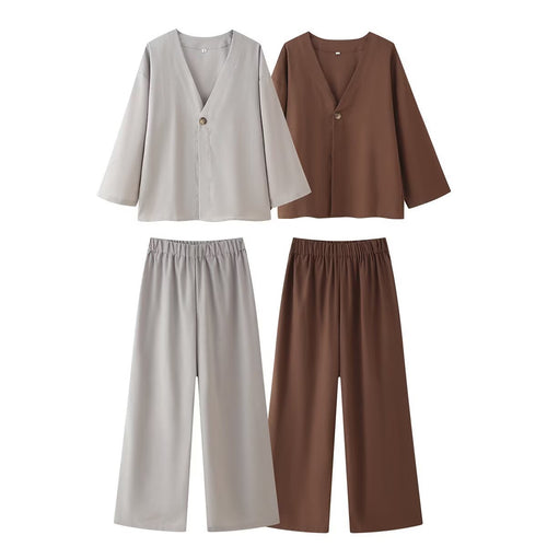 Femme Elegant Afslappet Fit Lounge Sæt Stilla