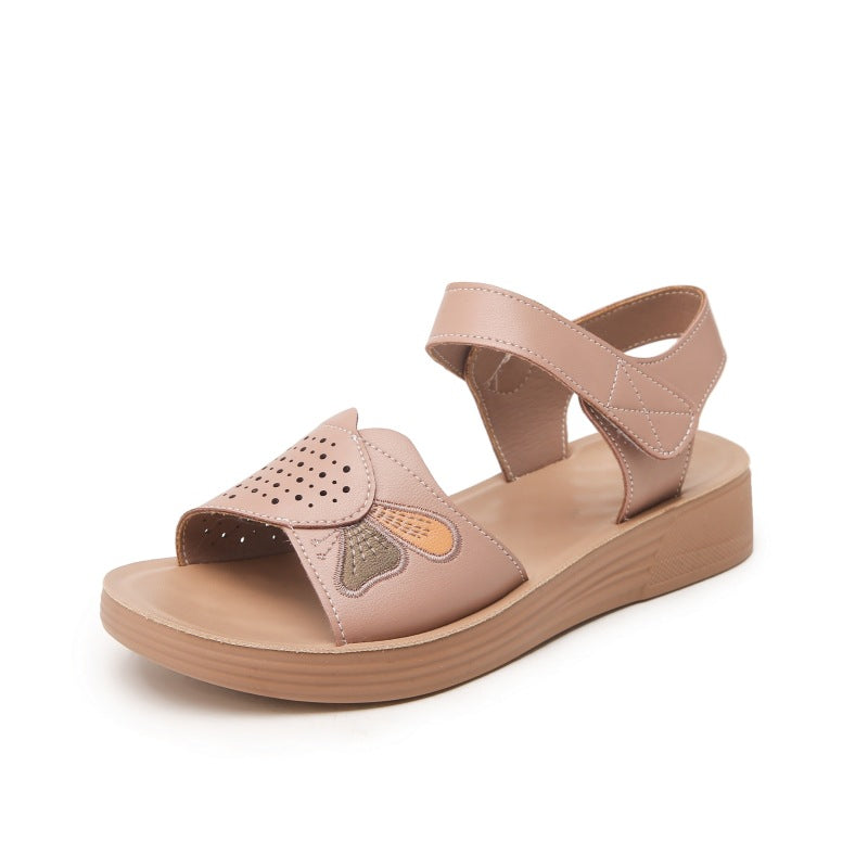 Femme justerbare komfort-slide-sandaler med dekorative elementer Stilla