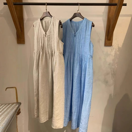 Femme Loungewear Plisse Maxi Kjole Stilla