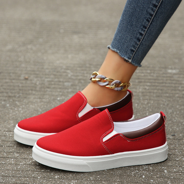 Dame Slip-On Fritidssko med elastisk indgang og skridsikker sål Stilla