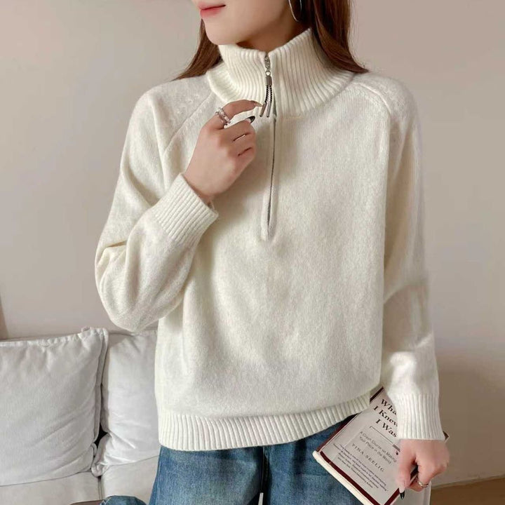 Damer Cozy Sweater med Høj Krave Stilla
