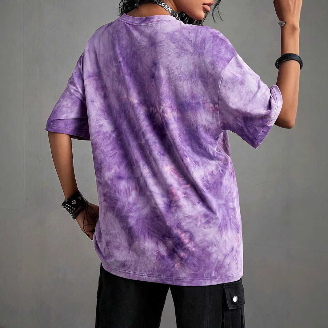 Dame Oversized T-shirt med kreativt sløjfe motiv Stilla