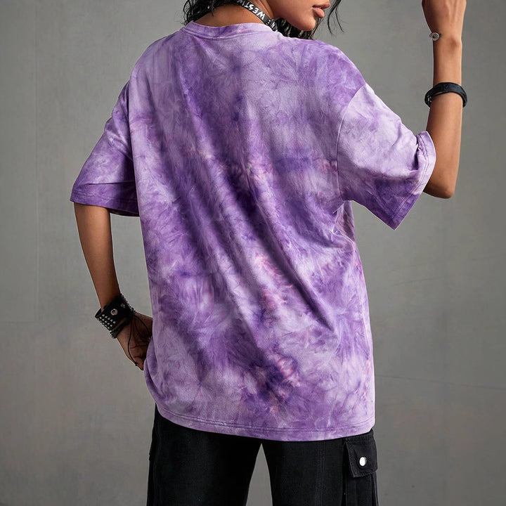Dame Oversized T-shirt med kreativt sløjfe motiv Stilla