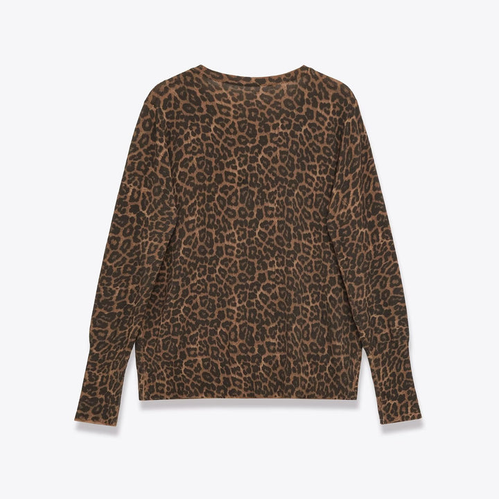 Dame Stilfuld Leoprint Top Stilla