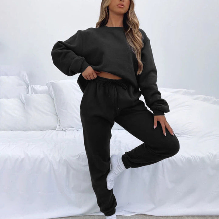 Stilla | Modevenlig Fritid Langærmet Sweatshirt Sæt