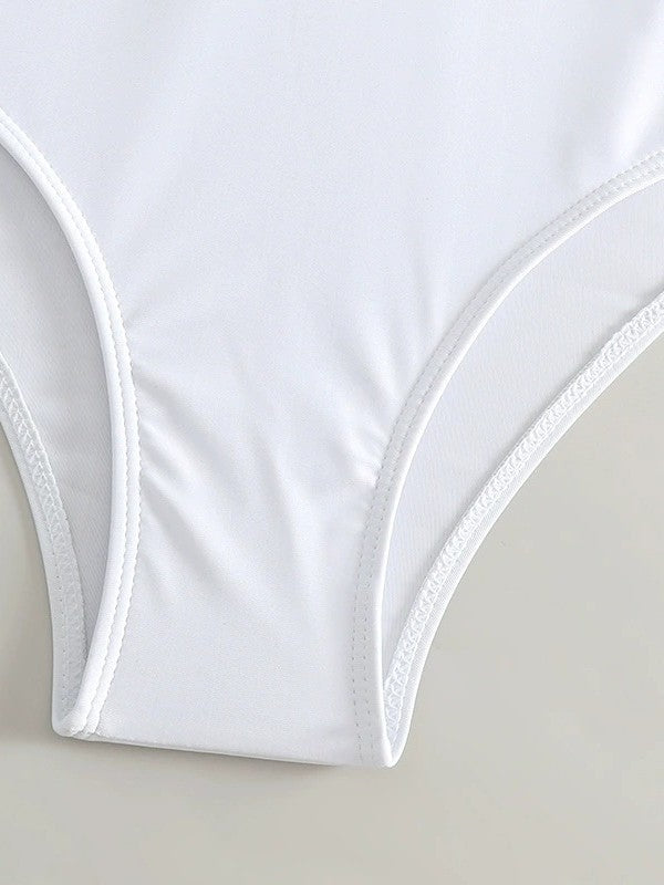 Dame Elegant Kryds Monokini Badedragt Stilla