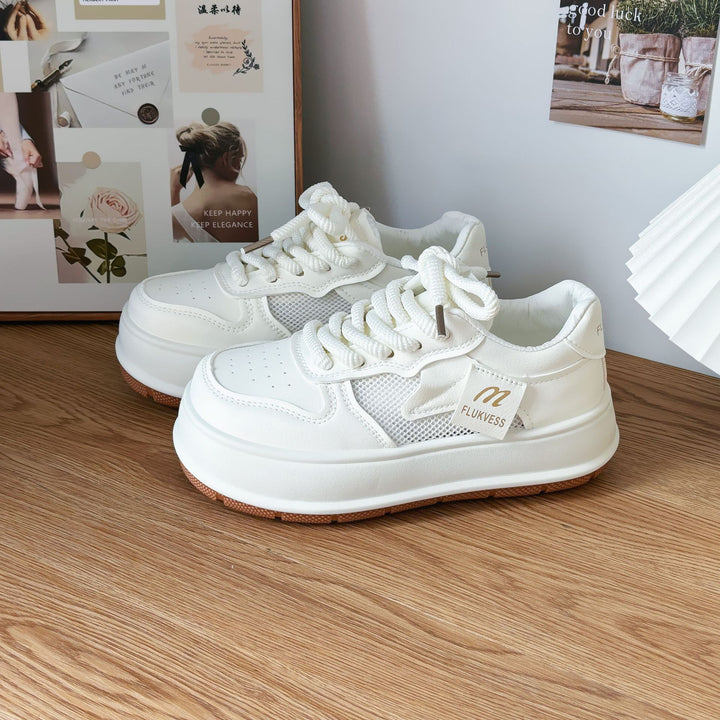 Dame Sneakers med dæmpende sål og åndbare mesh-indlæg Stilla