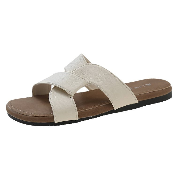 Dame komfortable pantofler med moderne remdesign Stilla