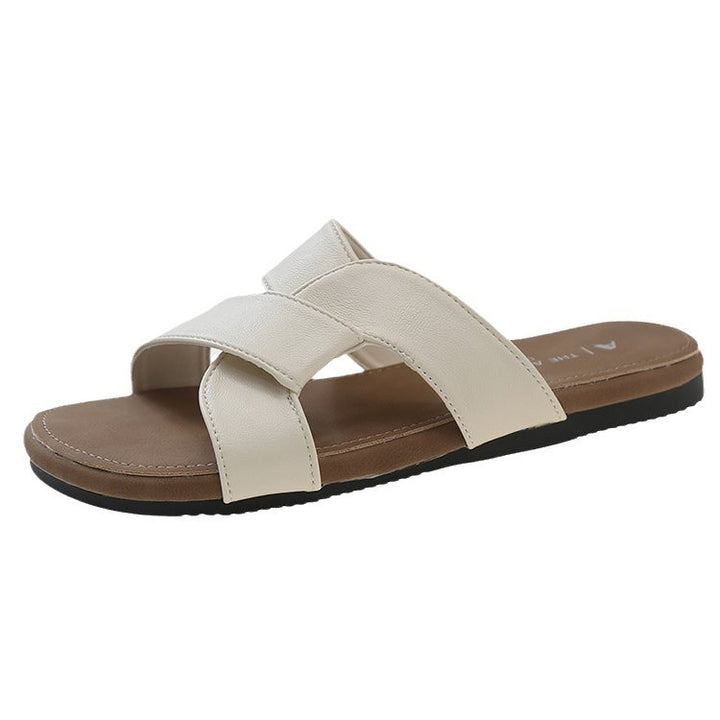 Dame komfortable pantofler med moderne remdesign Stilla