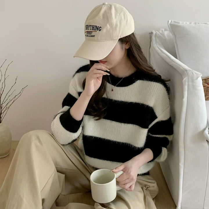 Kvinder stripe kram genser Stilla