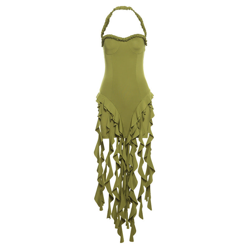 Femme High-Low Volangbadedragt Stilla