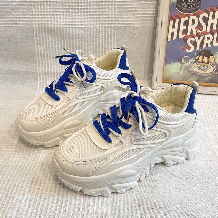 Damer platform-sneakers med åndbart mesh-overmateriale og skridsikker sål Stilla