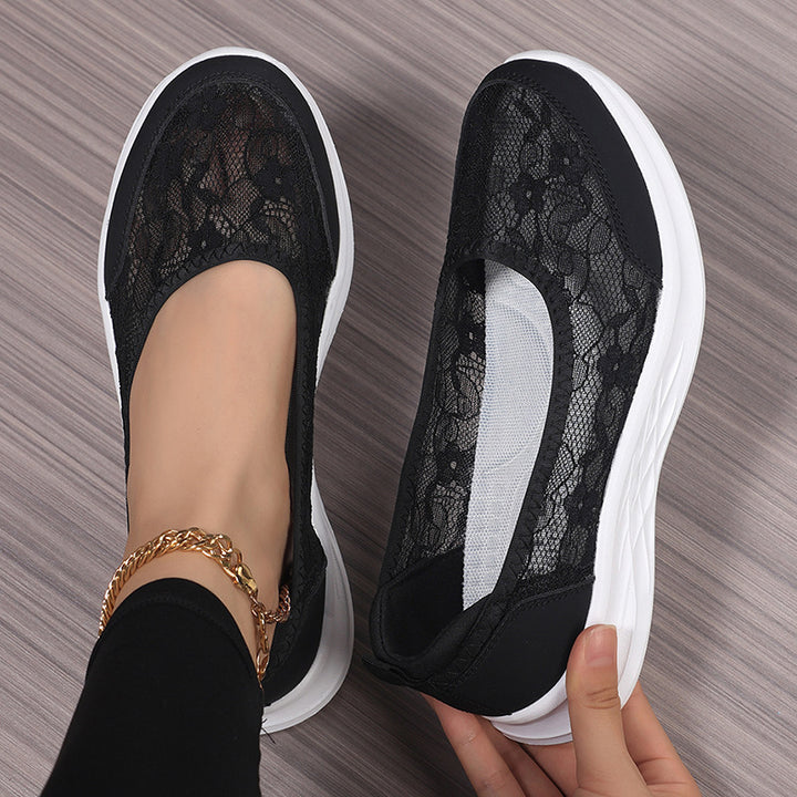 Dame Elegante Spidse Slip-On Sneakers Stilla