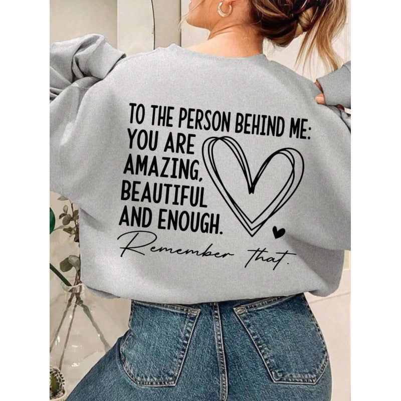 Kvinders sweatshirt med inspirerende design og afslappet pasform Stilla