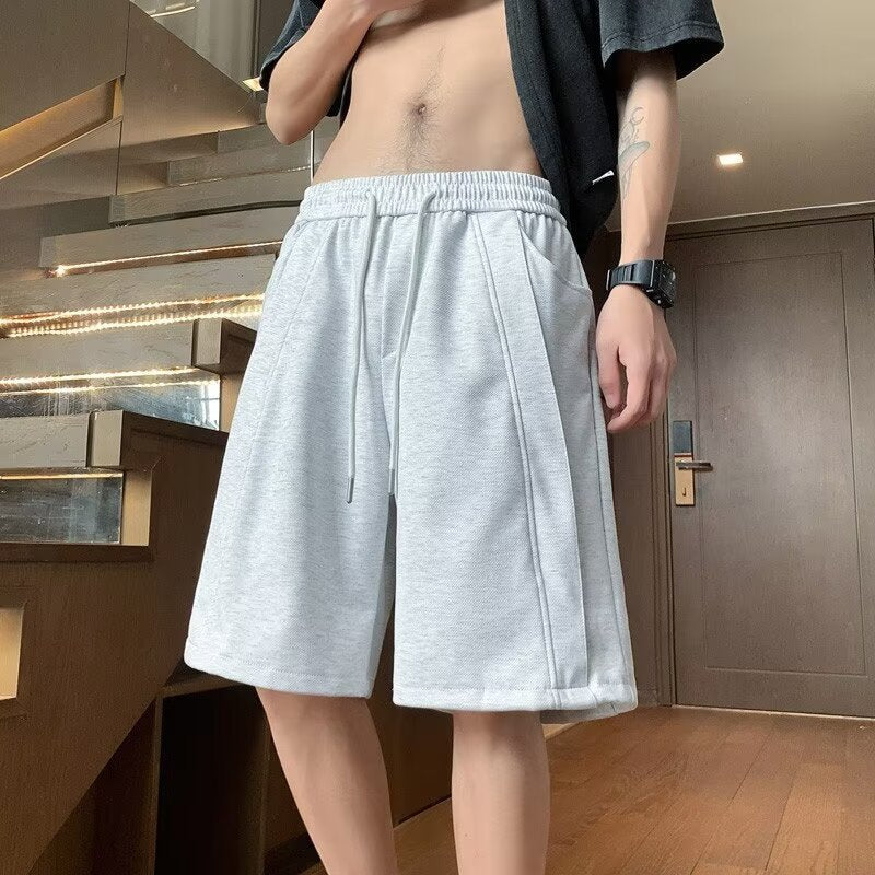 Herrer casual plissé-shorts lavet af åndbart materiale Stilla