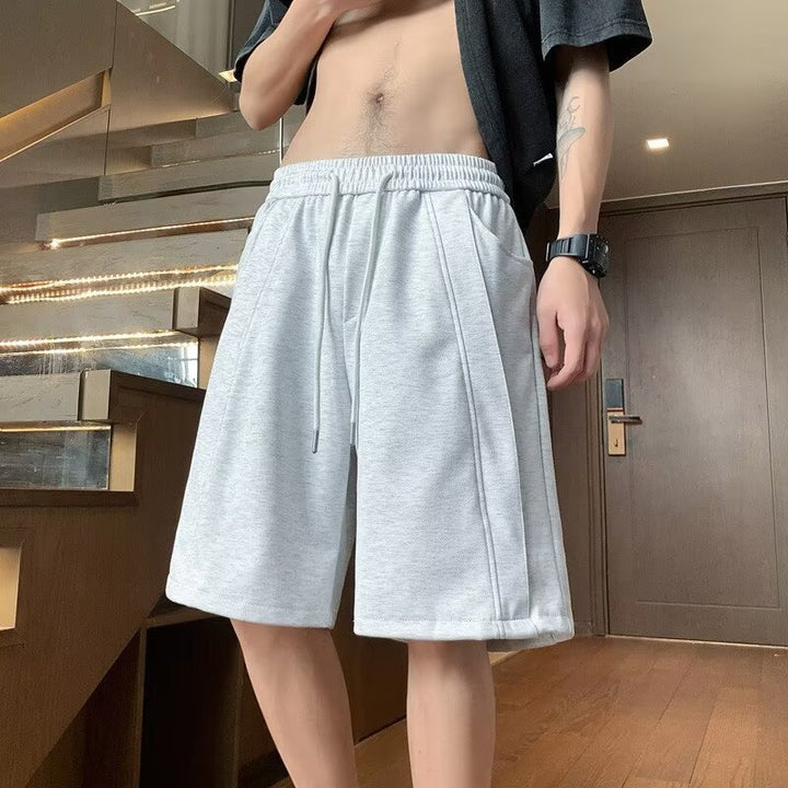 Herrer casual plissé-shorts lavet af åndbart materiale Stilla