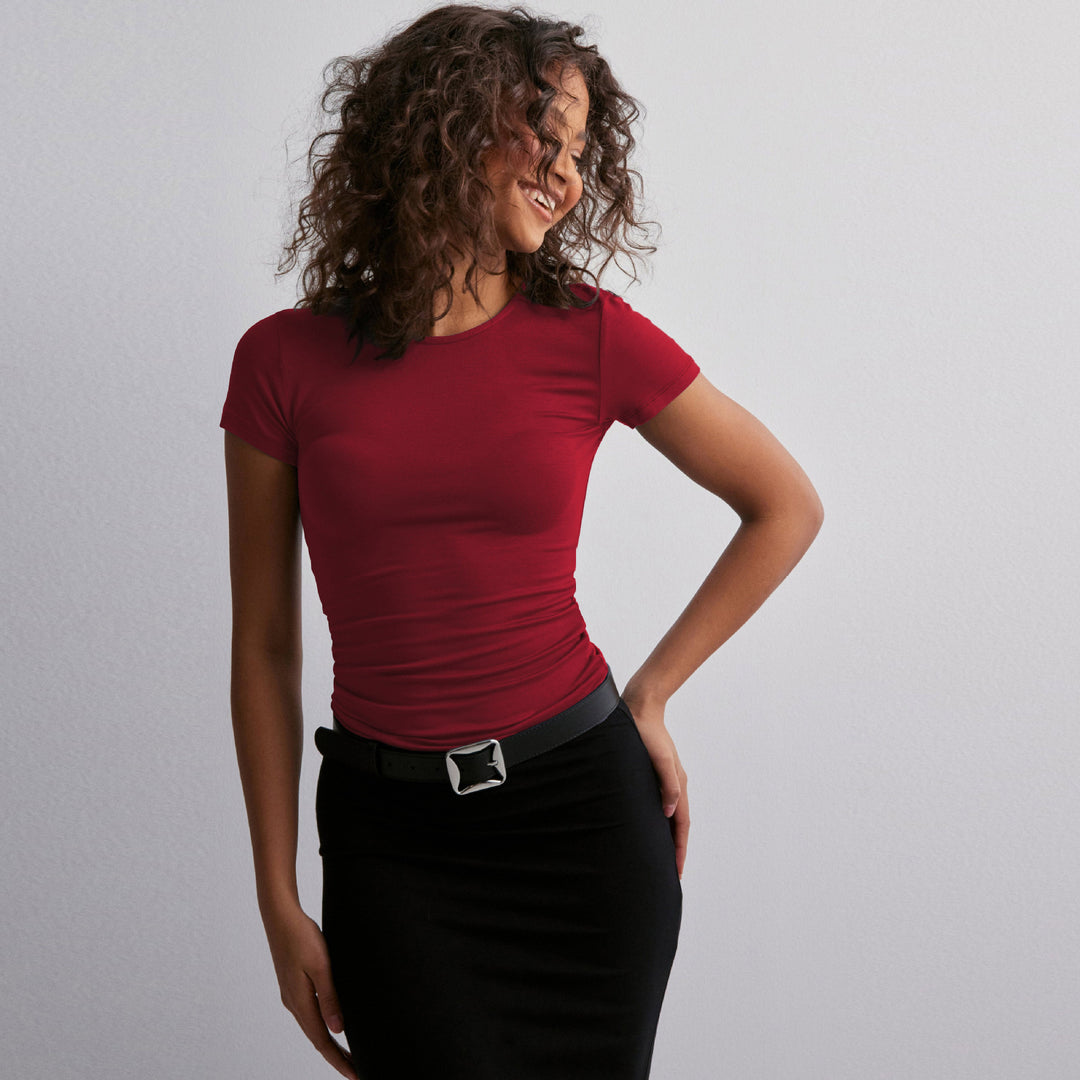 Dame figurtilpasset T-shirt Stilla