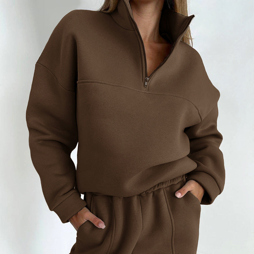 Damer Sporty Sweatshirt og Joggingbukser Sæt Stilla