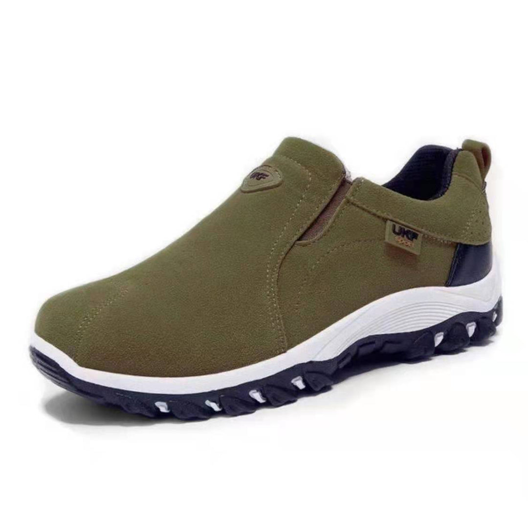 Dame sportslig Slip-On sneakers med åndbart overmateriale og skridsikker sål Stilla