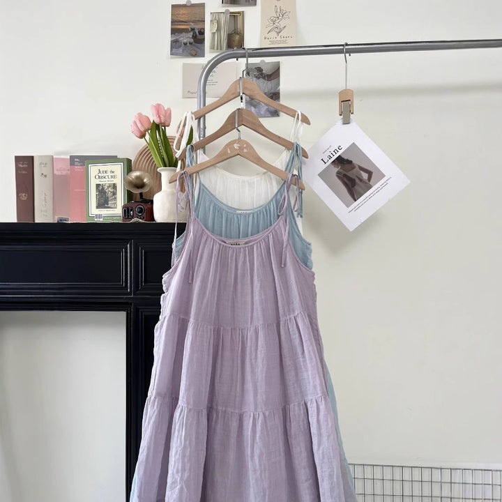 Femme Bohemian Gestufte Maxikjole Stilla