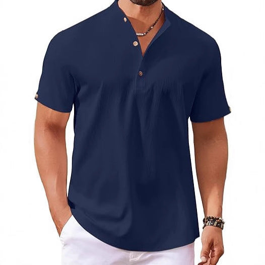Herrer Kortærmet Knappen skjorte Polo-Shirt Stilla