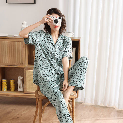 Dame dyremønster pyjamassæt Stilla