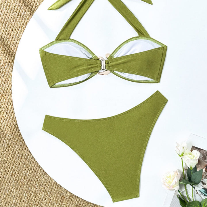 Dame Bikini-sæt med justerbare stropper og unik spænde lukning Stilla