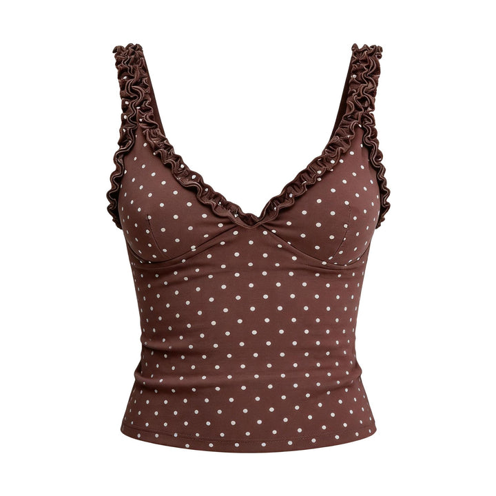 Dame Rynke-top i elastisk materiale Skovae