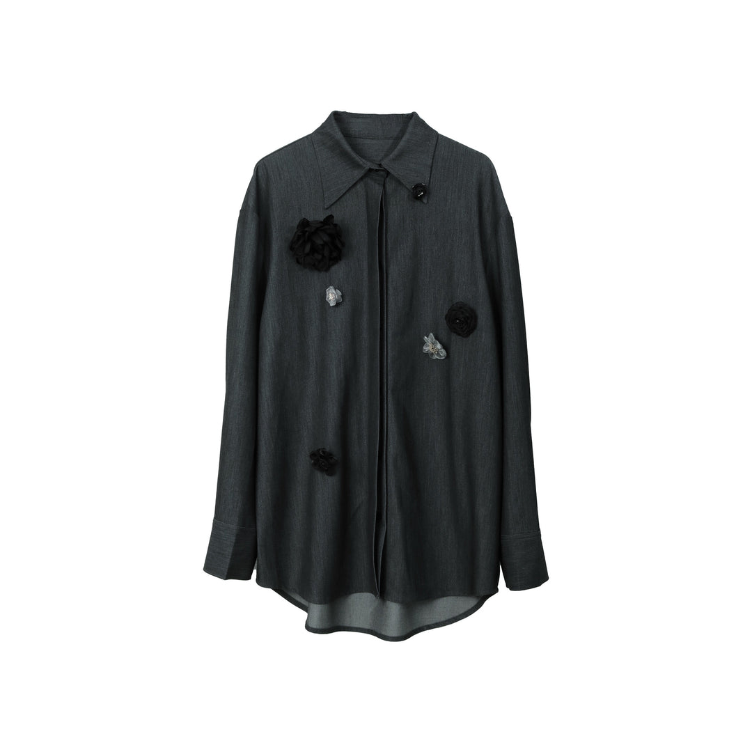 Dame stilfuld Overshirt-jakke med mode detaljer Stilla