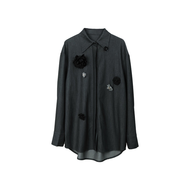 Dame stilfuld Overshirt-jakke med mode detaljer Stilla