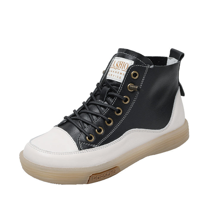 Herre High-Top Læder Sneakers med retro-inspireret design Stilla