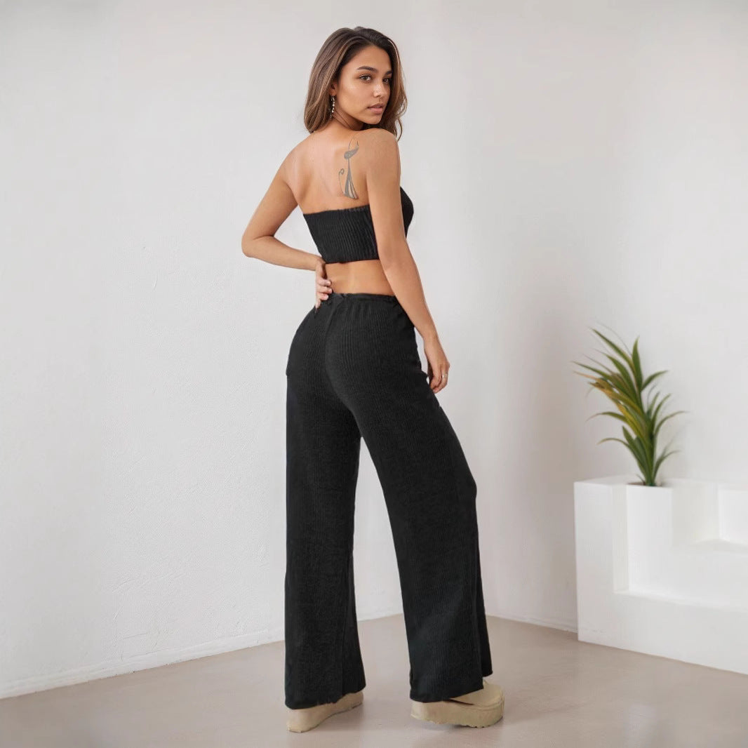 Damer Minimalistisk Strik-Outfit Stilla