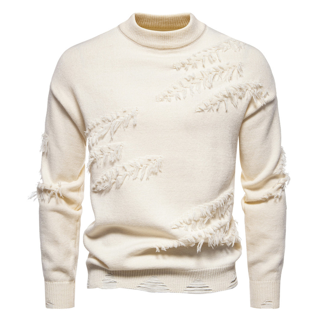 Herrer Vintage Høj Krave Pullover Stilla