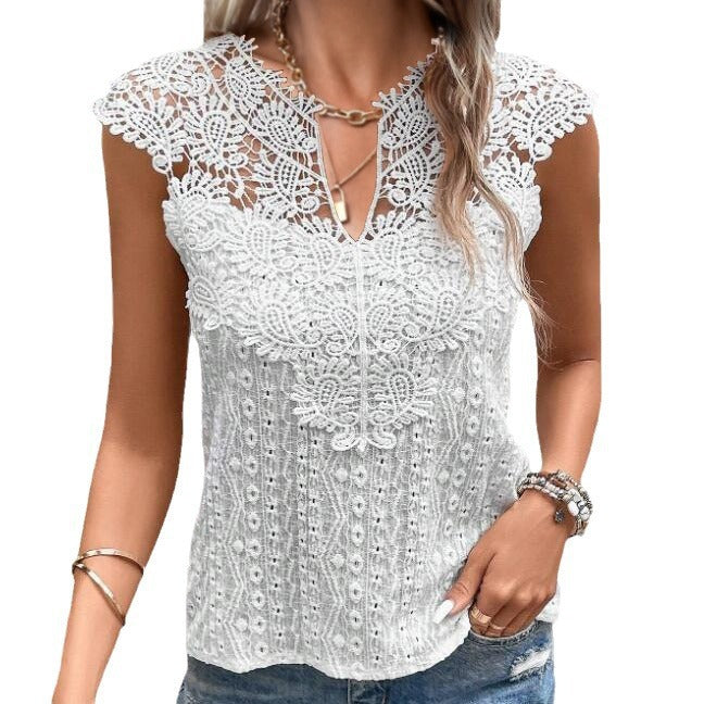 Dame Spidsbluse Stilla