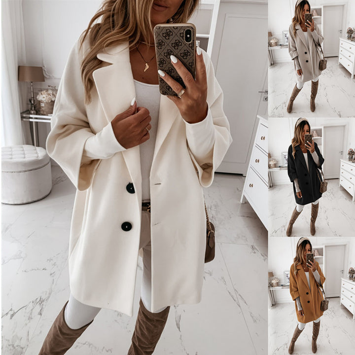 Damer elegant oversized frakke Stilla