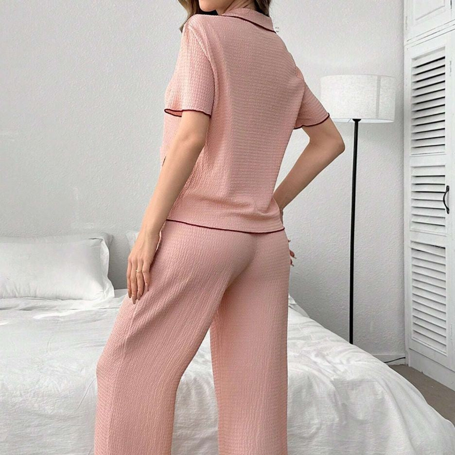 Femme Relaxed Fit Korte Ærmer Pyjamasæt Stilla