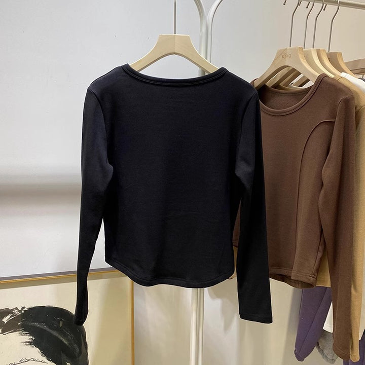 Femme Stilfuldt Langærmet Fit Top Stilla