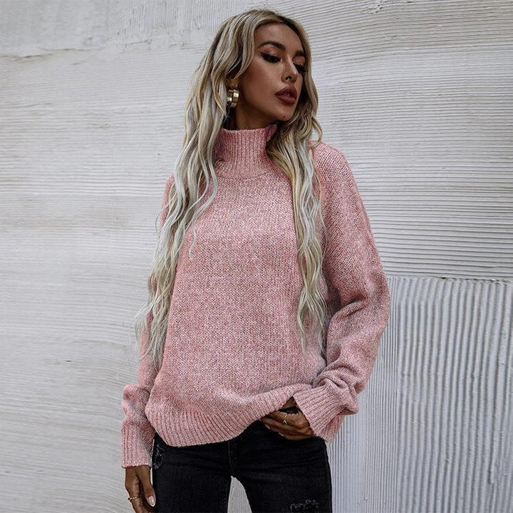 Dame sweatshirts med høj krave og afslappet oversized pasform Stilla