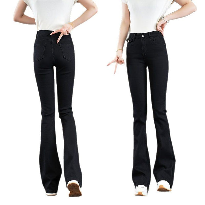 Damer Højtaljede Bootcut Jeans med elegant fit Stilla