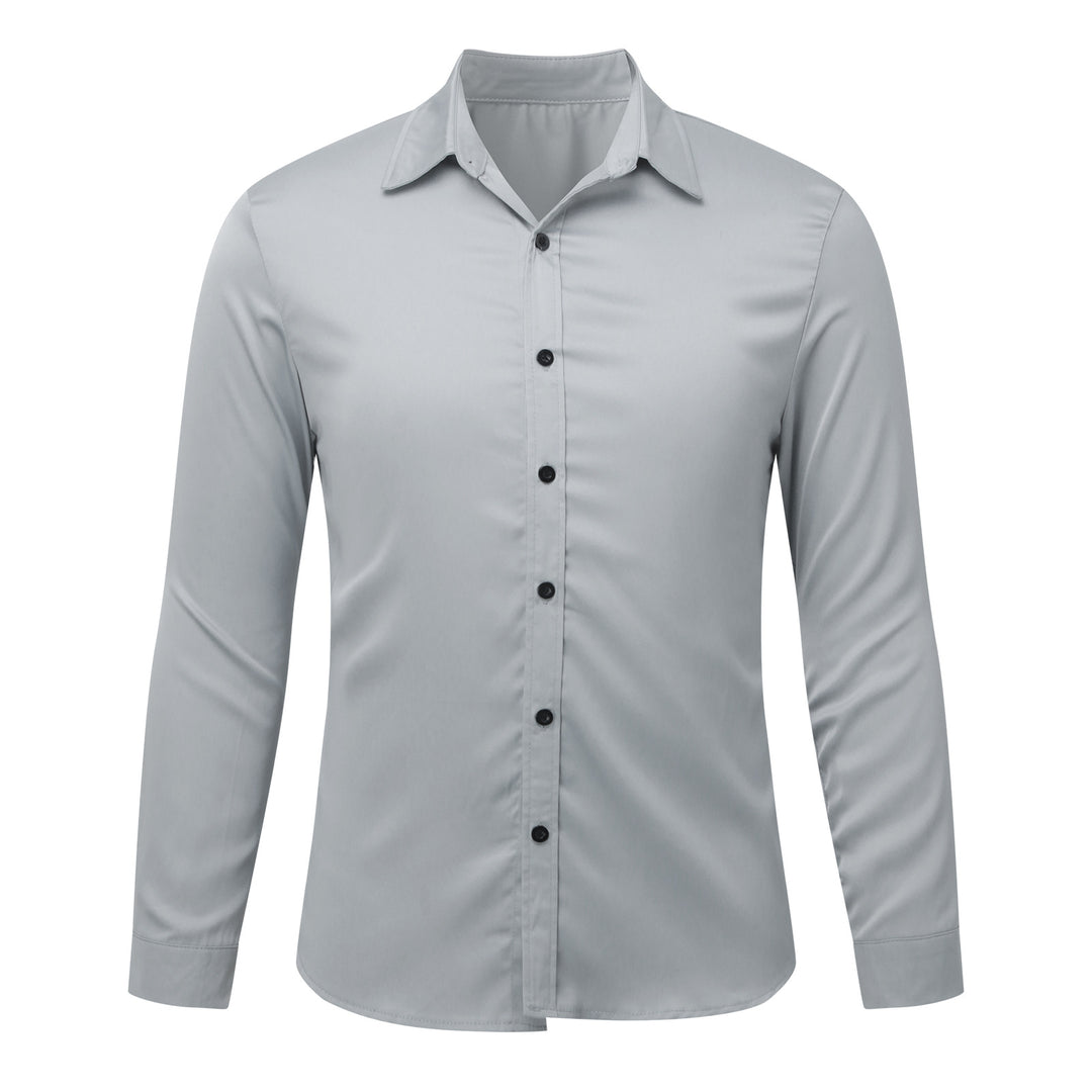 Herrer elegant langærmet skjorte lavet af åndbart mikrofiber Stilla