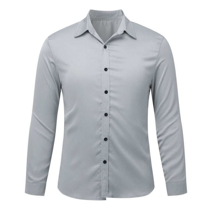 Herrer elegant langærmet skjorte lavet af åndbart mikrofiber Stilla