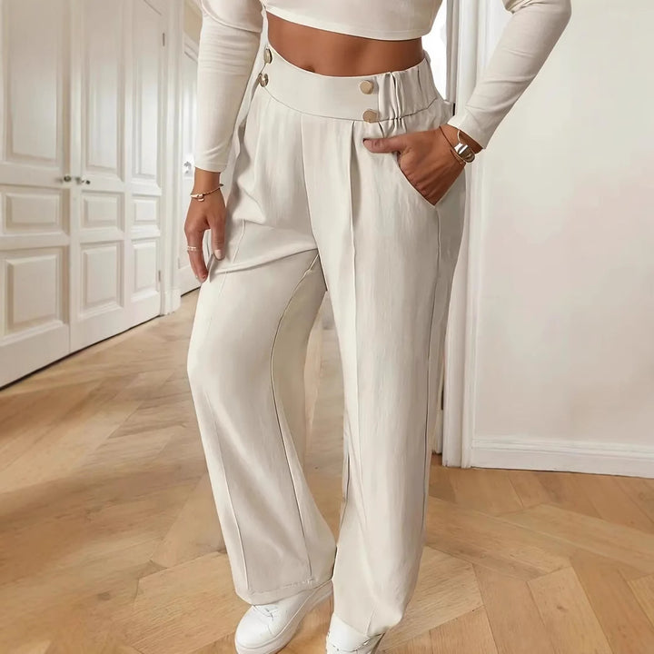 Dame elegant buks med pleats Stilla
