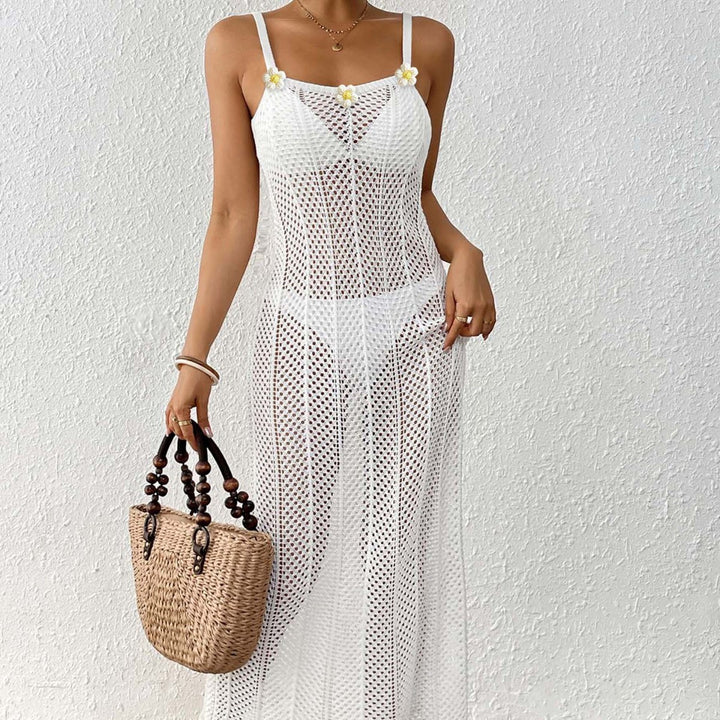 Femme Mesh Strand Dække-Kjole Stilla