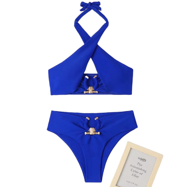Femme Luxe Halter-top bikini sæt Stilla