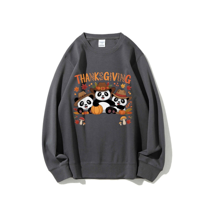Kvinders sweatshirt med sjovt dyre design og efterårsmotív Stilla