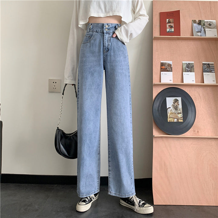Kvinder Høj Talje Bootcut Jeans Stilla