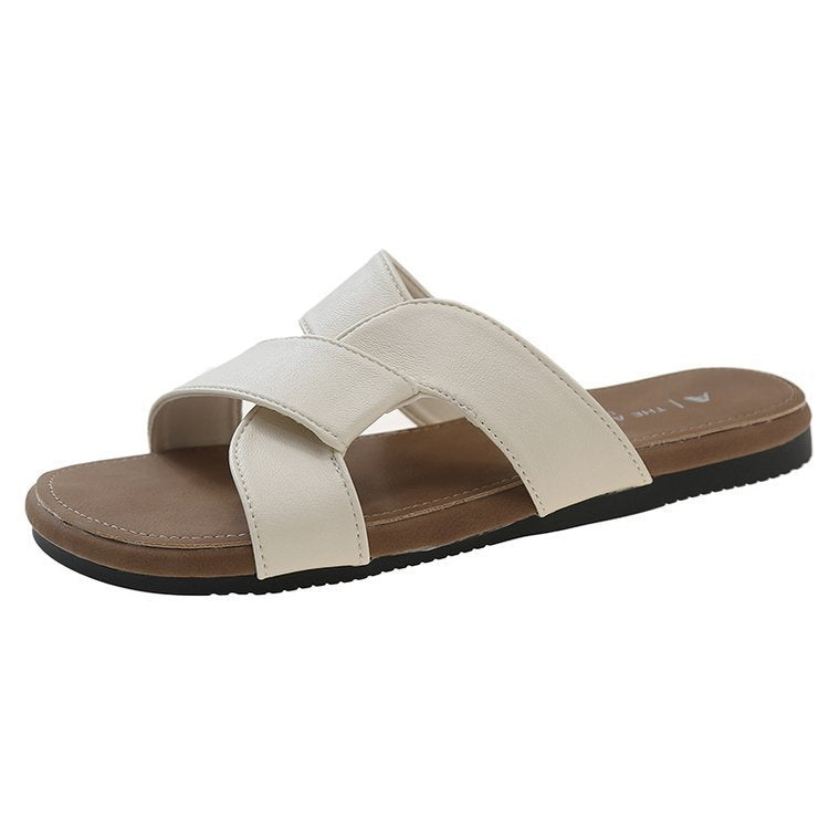 Dame komfortable pantofler med moderne remdesign Stilla