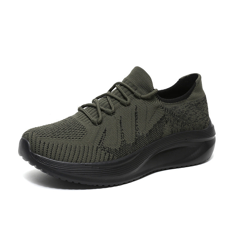 Herre Åndbar Stretch Strik Sneakers Stilla