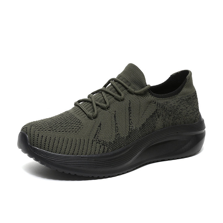 Herre Åndbar Stretch Strik Sneakers Stilla